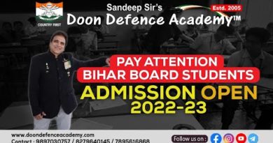 Invitation to all Bihar Board class 12th students | Join Sandeep Sir’s Doon Defence Academy now👍💎