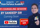 coming Soon 🚨Live Counseling Sessions By Sandeep Sir To Guide The Students how to join DDA in 2023